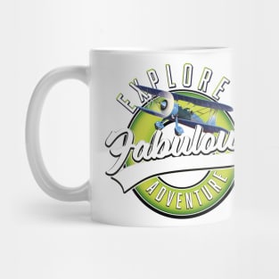 Fabulous Explore Adventure logo Mug